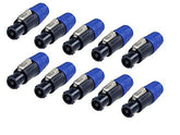 10x Neutrik Speakon NL4FX Stecker